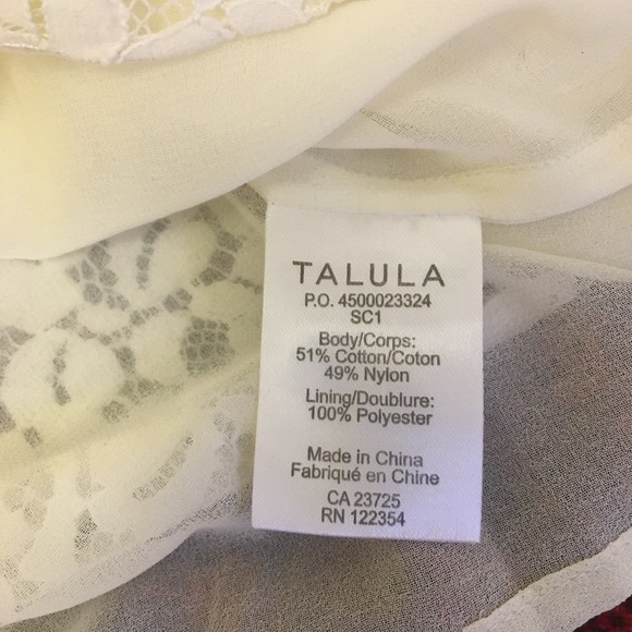 Talula Cropped Lace Shirt with Scoop Neck - Picture 7 of 7